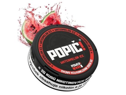 Popič! Watermelon ICE, nikotinové sáčky