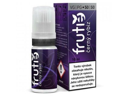 Frutie 50/50 - Černý rybíz (Blackcurrant) - 6mg