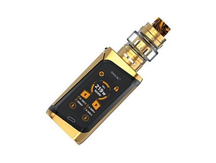 Smoktech Morph TC219W Grip Full Kit Black and Gold + eliquid zdarma