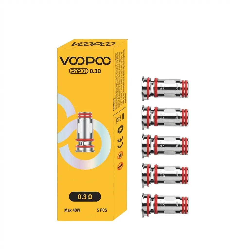 VOOPOO PnP X žhavící hlava Mesh 0,3 ohm 5 ks