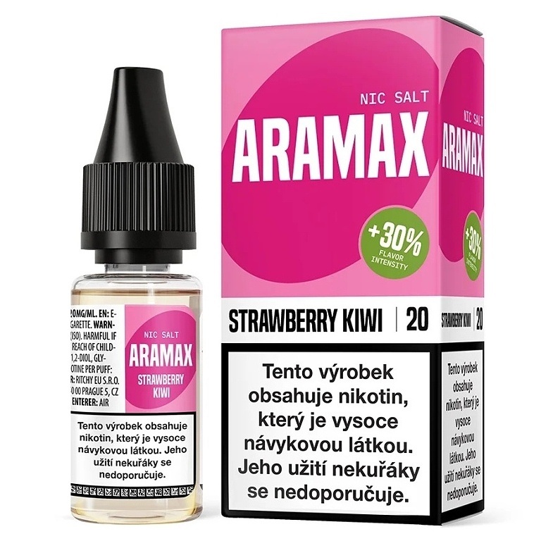 Liquid ARAMAX Salt Strawberry Kiwi 10ml - 10mg 1 ks