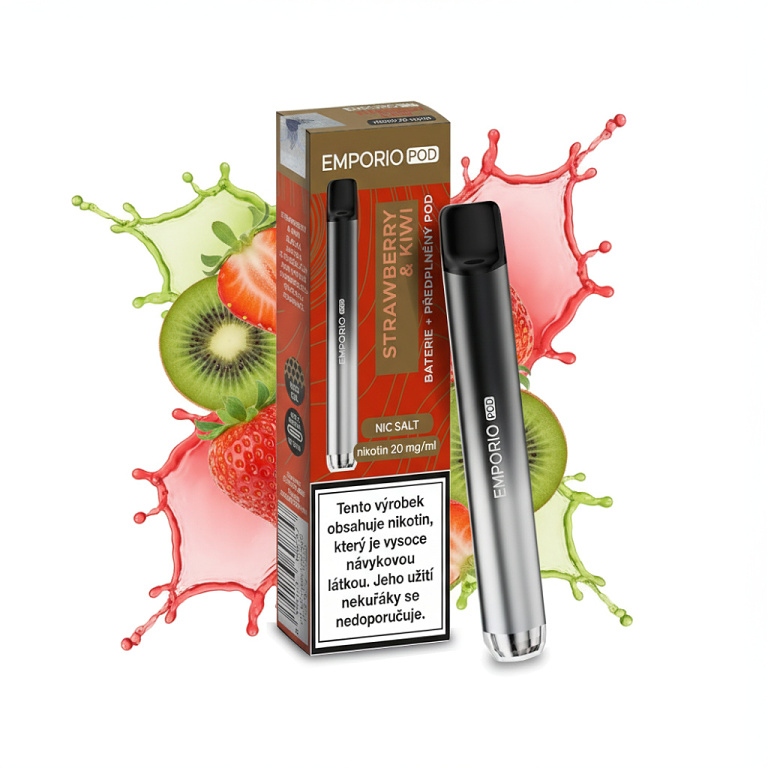 Emporio POD - Baterie + POD - Strawberry & Kiwi 20 mg 2 ml