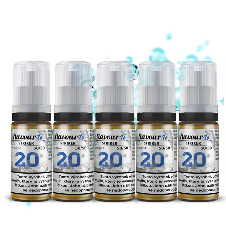 Flavourit STRIKER - nikotinový booster - 50/50 - 5x10ml - 20mg