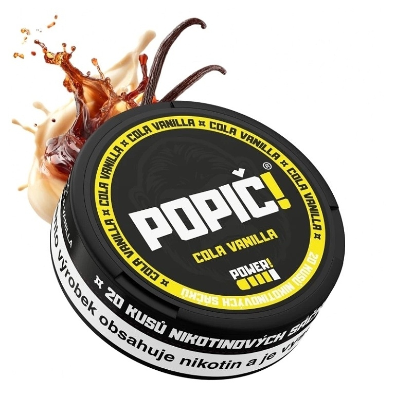 Popič! nikotinové sáčky Cola & Vanilla 16 mg 20 sáčků 1 ks