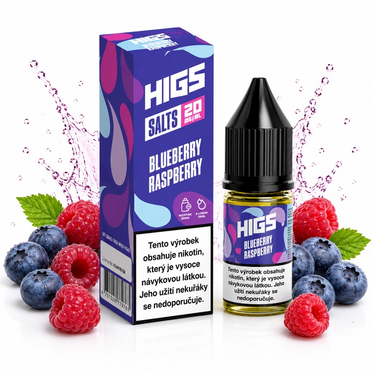 HIGS Salts Blueberry Raspberry 20 mg 10 ml