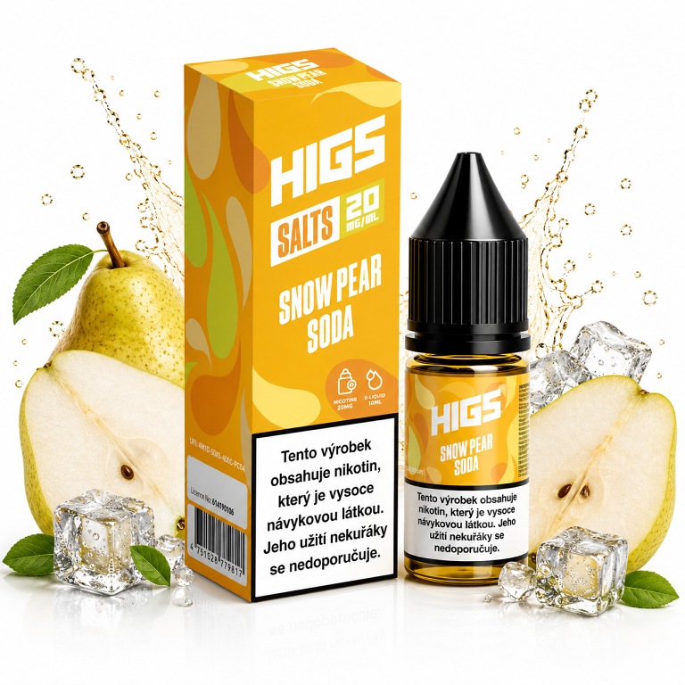 HIGS Salts Snow Pear Soda 20 mg 10 ml