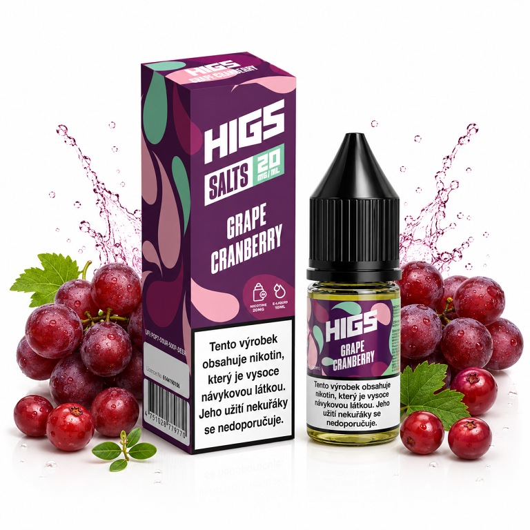 HIGS Salts Grape Cranberry 20 mg 10 ml