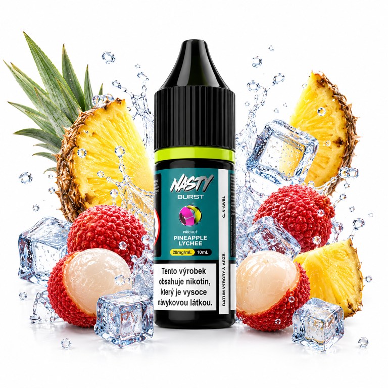 Nasty BURST Pineapple Lychee 10 ml 20 mg