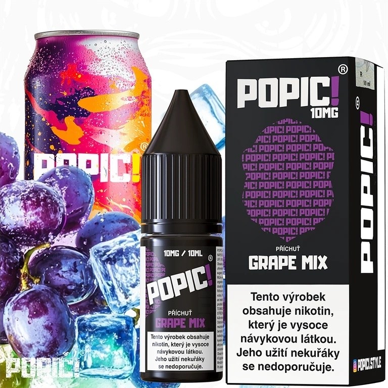 POPIČ! Grape Bull 10 ml 10 mg