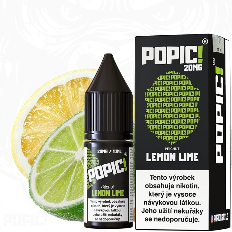 POPIČ! Lemon Lime 10 ml 20mg