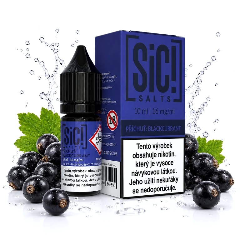 Sic!Salts Blackcurrant 10 ml 16 mg