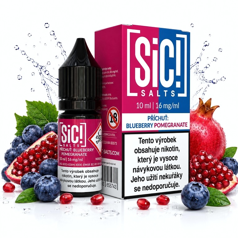Sic!Salts Blueberry Pomegranate 10 ml 16 mg