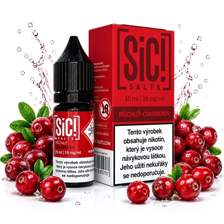 Sic!Salts Cranberry 10 ml 16 mg