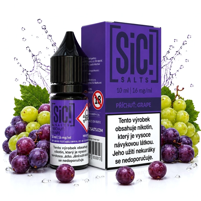Sic!Salts Grape 10 ml 16 mg