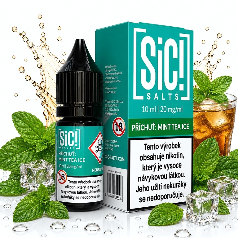 Sic!Salts Salt Mint Tea Ice 10 ml 20 mg