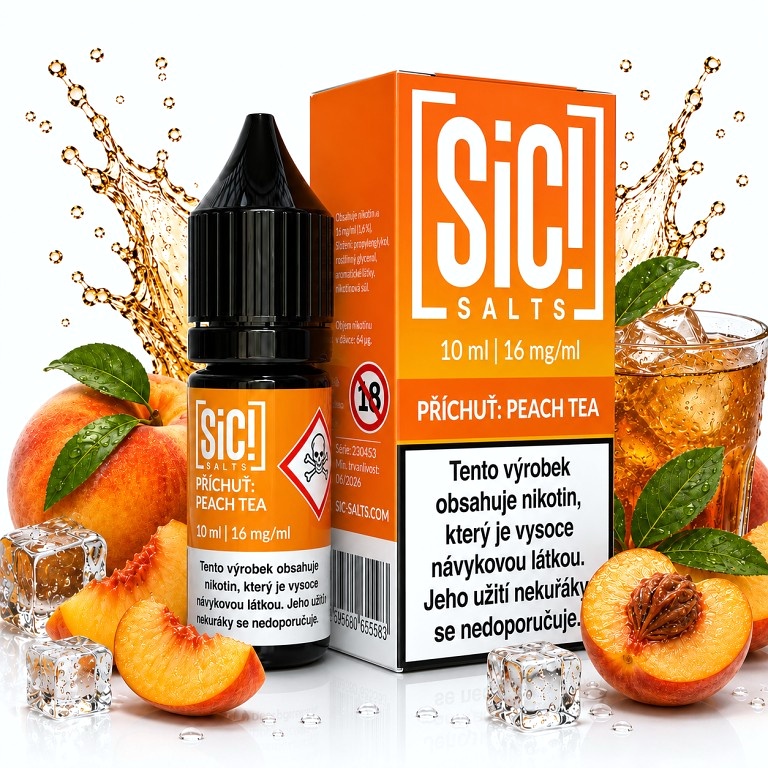 Sic!Salts Peach Tea 10 ml 16 mg