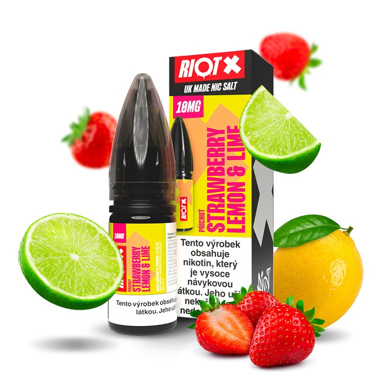Riot X Salt Strawberry Lemon & Lime 10 ml 10 mg