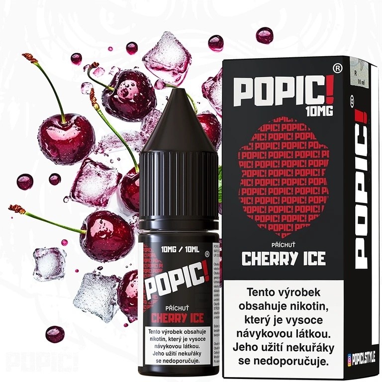 POPIČI! Salt Cherry Ice 10 ml 10 mg