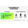 Xlim Series kompatibilita s doporučenými cartridge typy a odpory pro anti burn zařízení