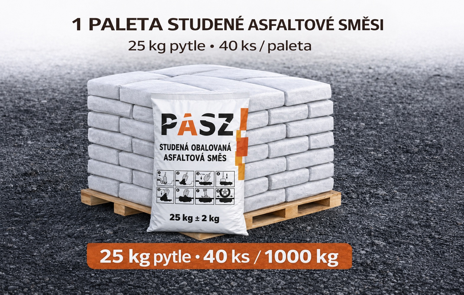 asfalt paleta