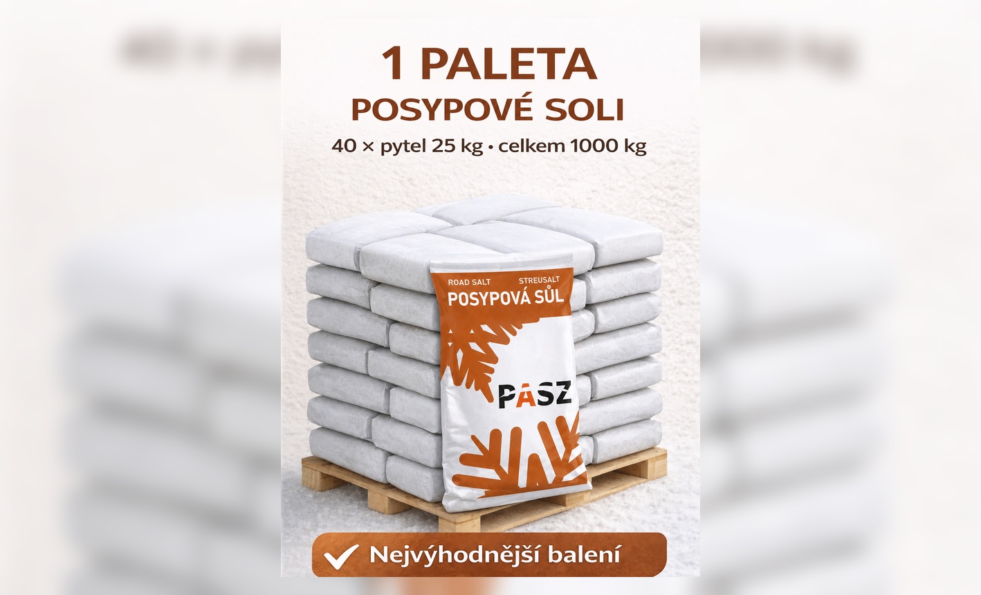 paletová posypová sůl 25 kg