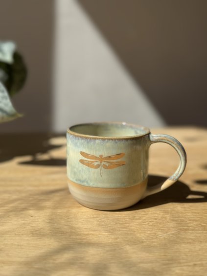 Hrnek Gold Dragonfly