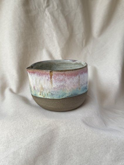 Matcha Bowl Grey Cotton Sky