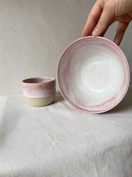 Set Miska Kalíšek Peony