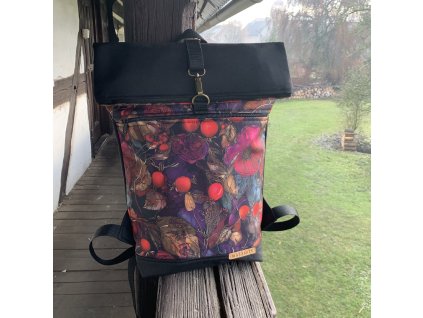 Batohy rolovací - květiny
