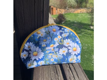 Kulatá kosmetická taštička šířka 22 cm, výška 14 cm, hloubka 7 cm