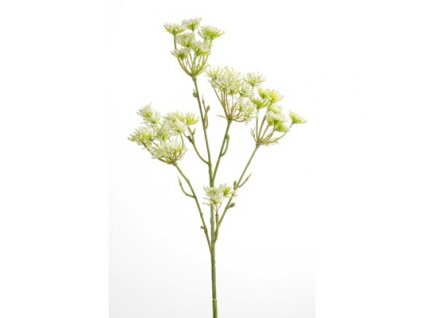 Umělá květina Trachelium kremová