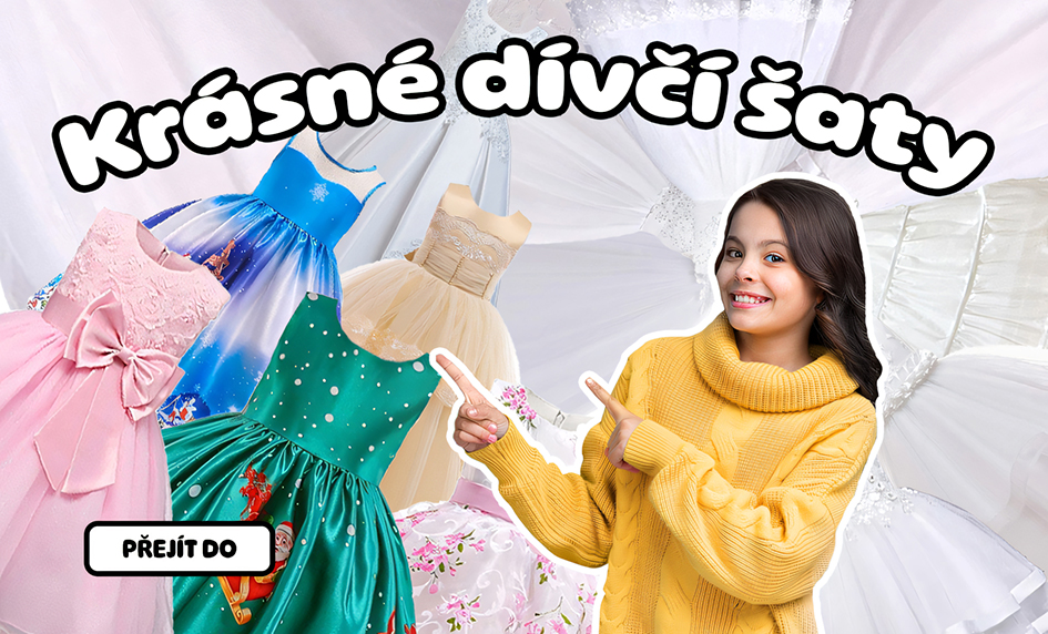 detské společenské šaty