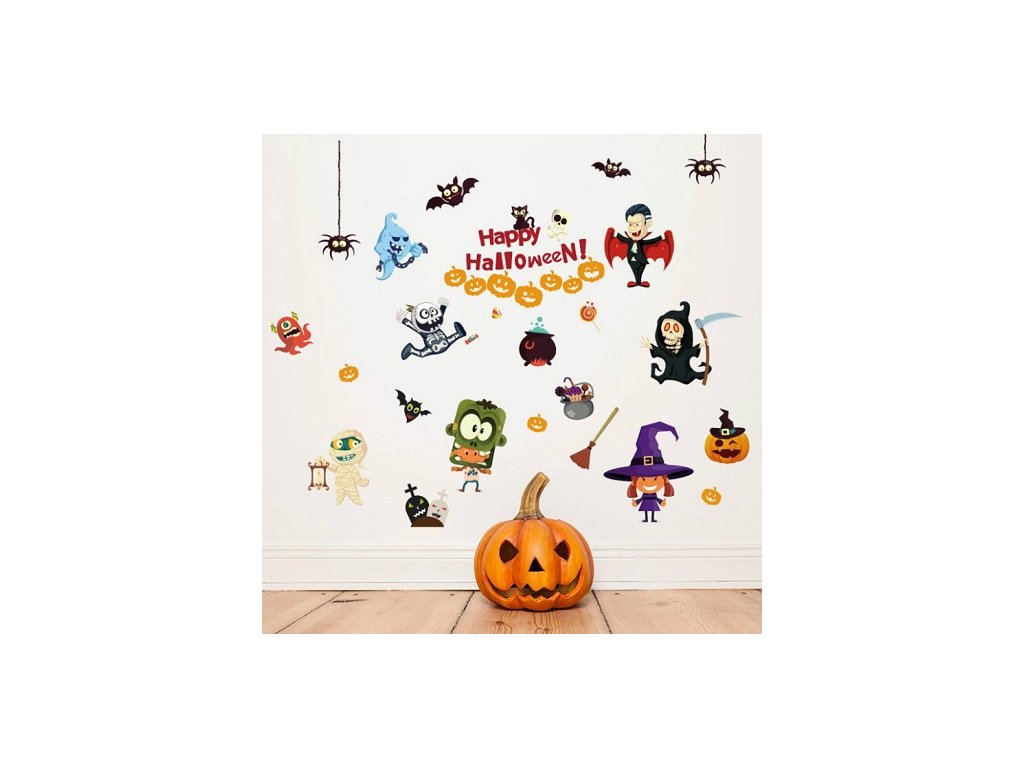 700 3d nalepka na zed halloween postavicky