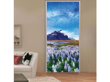 1069 3d nalepka na dvere mountains
