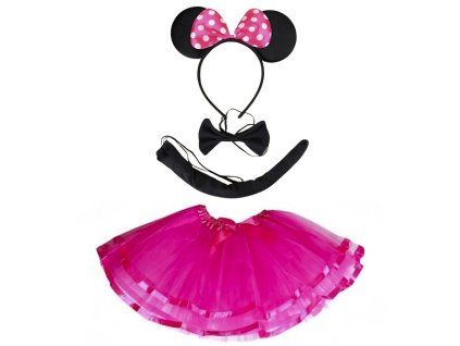 Minnie ružová so sukňou
