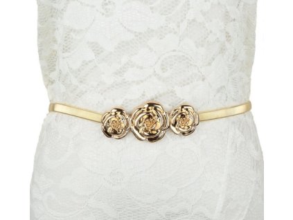 331 elasticky zlaty pasek rose