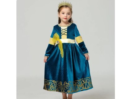 Karnevalový kostým Brave Merida (Barva Zelená, Veľkosť 110 Veľkosť)