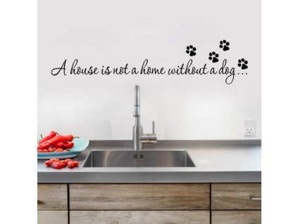 511 nalepka na zed a dum neni doma bez dog