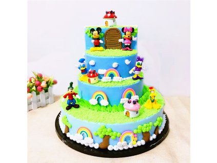 Postavičky mickey torta