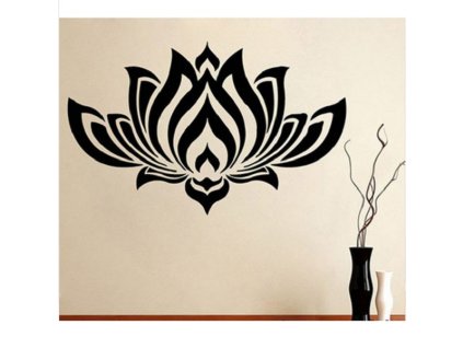 949 3d nalepka na zed lotus 58cm x 93cm