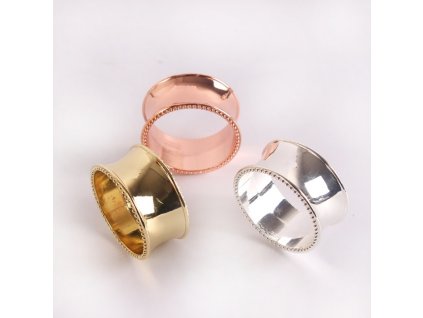 1264 spona na ubrousky rose gold 4 kusy