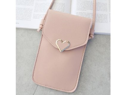 Dámská crossbody kabelka na mobil - 4 barvy (Barva Staroružová)