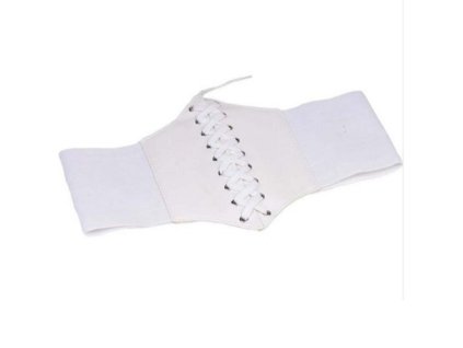Dámský korzetový opasek Corset (Barva Bílá, Veľkosť UNI Veľkosť)