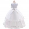 Dětské společenské šaty pro přijímání Isabele (Barva Bílá, Veľkosť 150 Veľkosť)