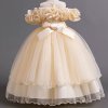 Detské zlaté šaty Bianka 2