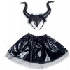 Dětský kostým Vládkyně zla Zloriana 2-8 let Velikost Černá (Barva Černá, Veľkosť 2-8 rokov Veľkosť)