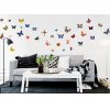 718 2 3d nalepka na zed barevne motyly