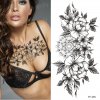 Dočasné tetování na tělo 3D Květiny - 5 druhů (Poradie 1)