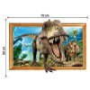 667 1 3d nalepka na zed dinosaurus v obraze