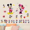3D Nálepka na zeď - Mickey a Minnie Mouse (Barva Mix 1.)